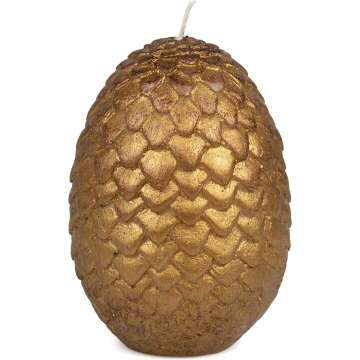 Game of Thrones Dragon Egg Candles Set of 3 Replica