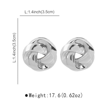 Rannyrena Gold Statement Earrings for Women - Stylish Design