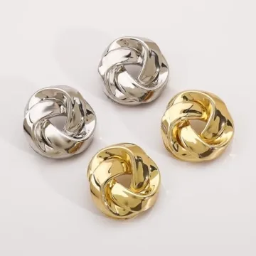 Rannyrena Gold Statement Earrings for Women - Stylish Design