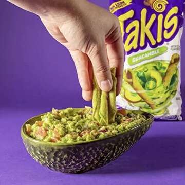 Takis Guacamole Rolled Tortilla Chips, Guacamole Artificially Flavored, 9.9 Ounce Bag