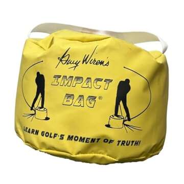 Impact Bag Golf Swing Trainer - Dr. Gary Wiren’s Golf Training Aid and Practice Tool - Waterproof and Durable - The Best Golf Training Aid to Perfect Your Swing Impact