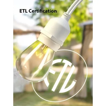 Addlon 48 FT Outdoor String Lights with Edison Bulbs