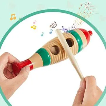 Colorful Fish Shaped Guiro Instruments for All Ages