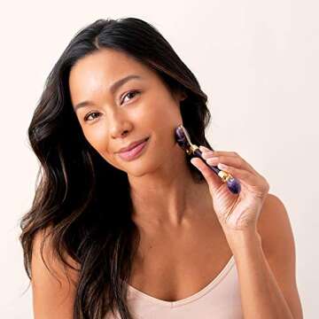 Plum Beauty Amethyst Facial Roller for Youthful Skin