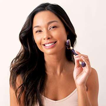 Plum Beauty Amethyst Facial Roller for Youthful Skin