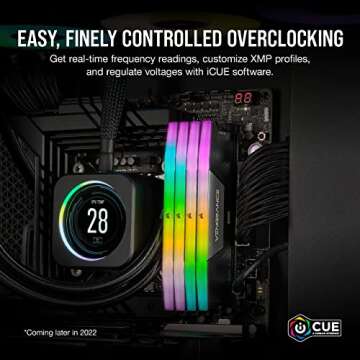 CORSAIR VENGEANCE RGB DDR5 RAM 32GB 5200MHz Performance