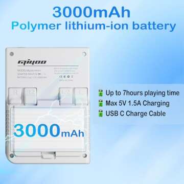 Miyoo Mini Plus Retro Game Console – 8000+ Games on 3.5 Inch Screen