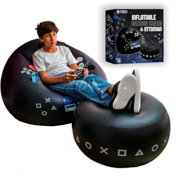 FranFusion Inflatable Gaming Chair for Kids & Teens – Comfort & Style for Gamers