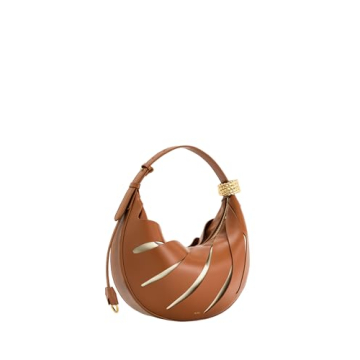 JW PEI Women's Jana Hollow Out Shoulder Bag Brown Elegant