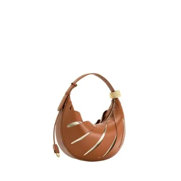 JW PEI Women's Jana Hollow Out Shoulder Bag Brown Elegant