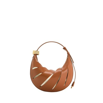 JW PEI Women's Jana Hollow Out Shoulder Bag Brown Elegant