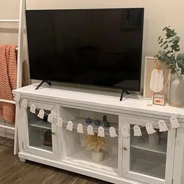 Adorable Halloween Ghost Garland for Festive Decor