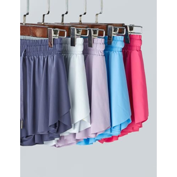 Stylish 3 Pack Girls Flowy Shorts for Active Kids