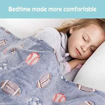 Glow in The Dark Blanket for Kids - Super Soft Cozy Gift