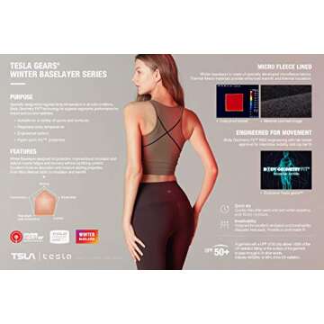 TSLA Women's Thermal Yoga Pants, High Waist Warm Fleece Lined Leggings, Winter Workout Running Tights with Pockets, Winter No Side Pocket Spacedyeblack, X-Small