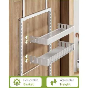 POKIPO 8-Tier Over the Door Organizer for Pantry & Kitchen