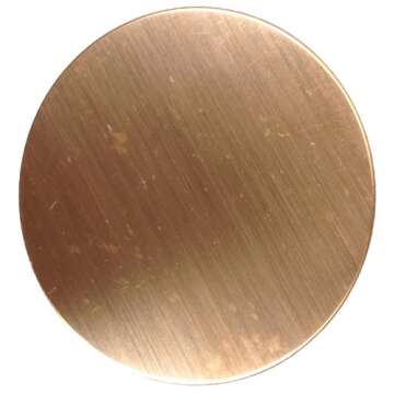 RMP Stamping Blanks, 2-7/8 Inch Round, 16 Oz. Copper 0.021 Inch (24 Ga.) - 6 Pack