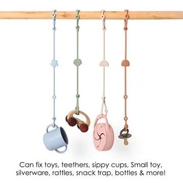 Andy Bear Silicone Toy Straps for Baby Safety & Convenience