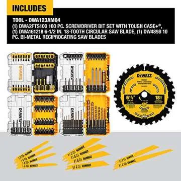 DEWALT 9-Tool 20V MAX Cordless Combo Kit & 111PC Master Set