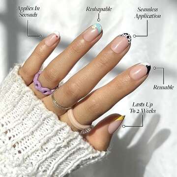 Glamnetic Press On Nails - Stylish Reusable Designs