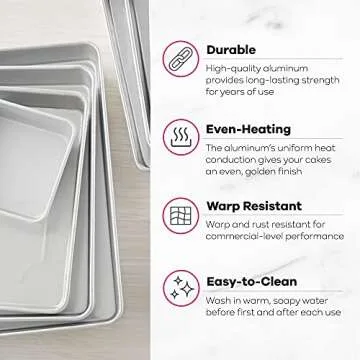 Wilton Aluminum Square Cake Pan for Perfect Baking