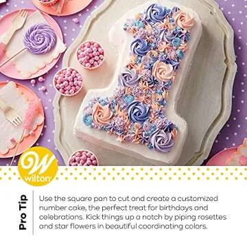 Wilton Aluminum Square Cake Pan for Perfect Baking