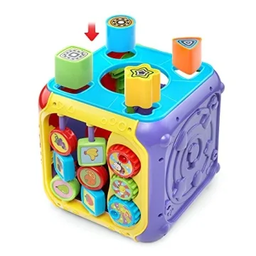 VTech Sort and Discover Activity Cube Engaging Learning Toy