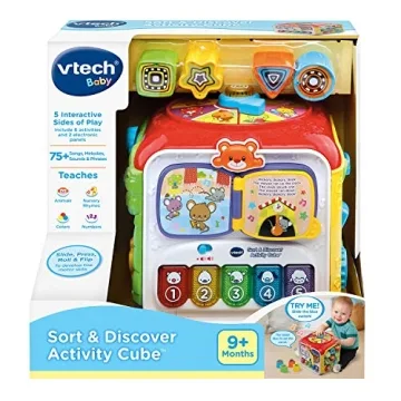 VTech Sort and Discover Activity Cube Engaging Learning Toy