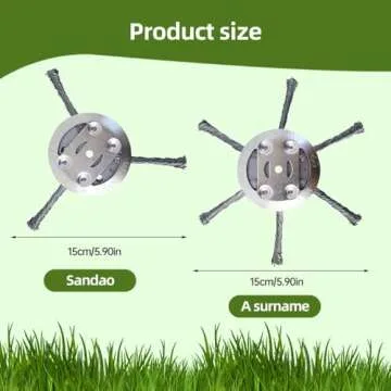 Upgrade Universal Steel Wire Grass Trimmer Head for Efficient Lawn Care and Versatile Use
