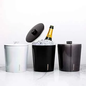 Corkcicle Insulated Ice Bucket for Stylish Gatherings