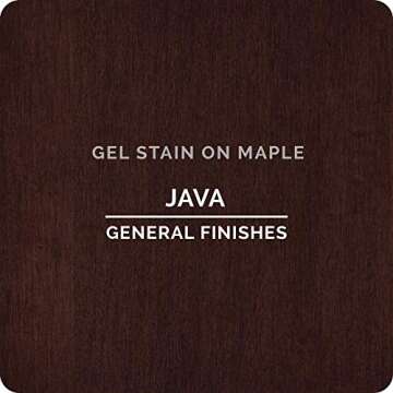 General Finishes Oil Base Gel Stain, 1 Quart, Java