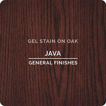 General Finishes Oil Base Gel Stain, 1 Quart, Java