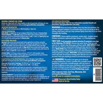 General Finishes Oil Base Gel Stain, 1 Quart, Java