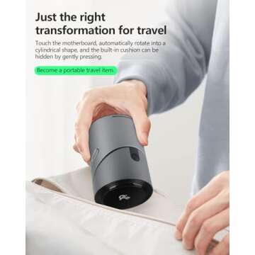 MOYiEAKAN 3 in 1 Auto Rotation Wireless Charging Station for Apple Devices, Mag-Safe Wireless Charging Stand, Qi2 15W Wireless Charging Station for iPhone 16, 15, 14, 13, 12 Series& AirPods& iWatch