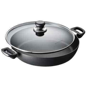 Scanpan Chef Pan 12.5 Inch Nonstick for Healthy Cooking