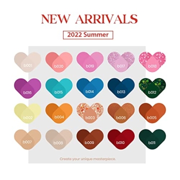 Beetles Gel Polish 23Pcs Glitter Neon Summer Nail Set