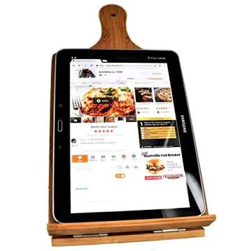 Nana Gift Cookbook Stand - Custom Engraved Bamboo Holder