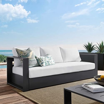Modway Tahoe Aluminum Patio Sofa - Stylish and Durable