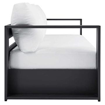 Modway Tahoe Aluminum Patio Sofa - Stylish and Durable