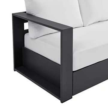 Modway Tahoe Aluminum Patio Sofa - Stylish and Durable