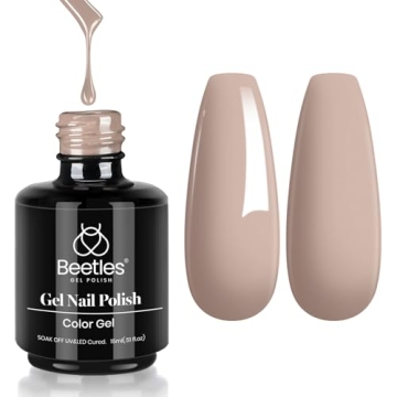 Beetles Kim Brown Nude Gel Nail Polish, 15ml for All Occasions
