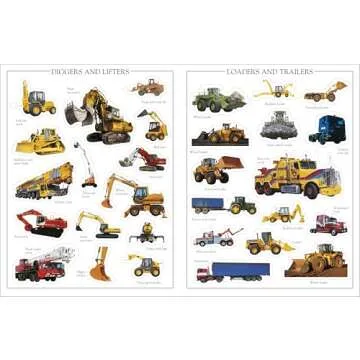 Ultimate Sticker Book: Diggers and Dumpers: More Than 60 Reusable Full-Color Stickers