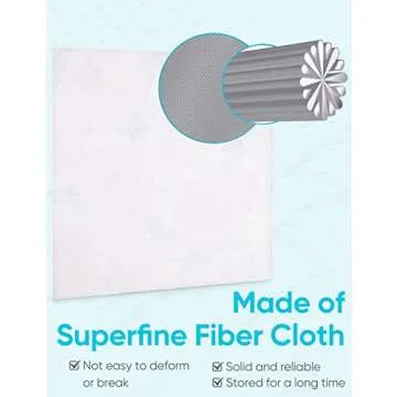 6PCS Thickened Glasses Cleaning Cloth Elegant Flower Design Microfiber Cleaning Cloth, Multi-Colored Eyeglass Lens Cleaning Cloths, Soft Wipes for Reusable Eyeglass and Phone Screens (Peony)