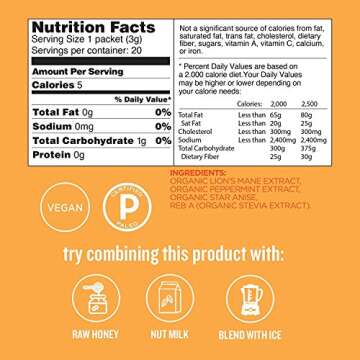 Four Sigmatic Organic Mushroom Elixir Mix - 4 Pack Variety with Cordyceps, Reishi, Chaga and Lion's Mane (4 Boxes, 20 Packets Each)