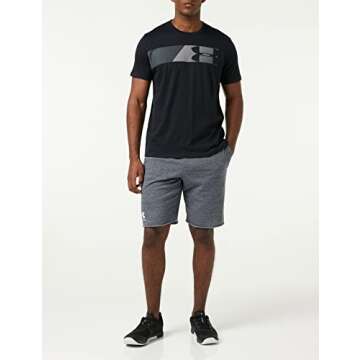 Under Armour Men's UA Fast Left Chest Short Sleeve LG Black