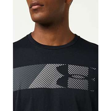 Under Armour Men's UA Fast Left Chest Short Sleeve LG Black