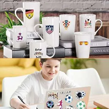 Unique 50PCS Soccer Stickers for Football Lovers