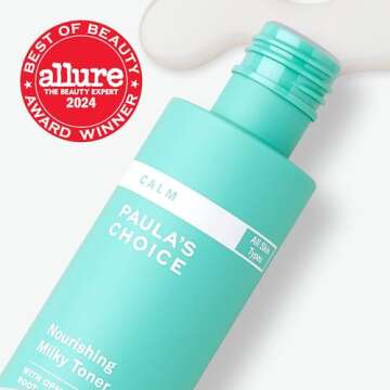 Paula’s Choice Calm Nourishing Milky Toner for Sensitive Skin, Calms + Soothes Redness, Suitable f...