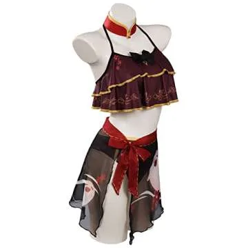 Wolancy Womens Cosplay Swimsuit for Gamers & Beach Lovers