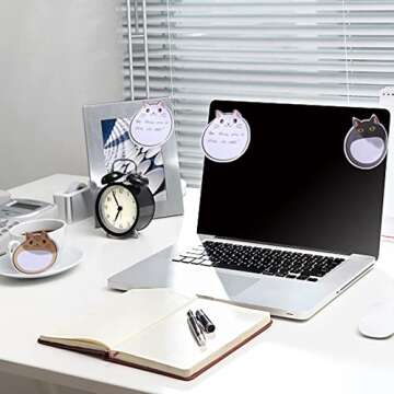MAHONLIEN Cute Cat Sticky Notes for Fun Organization